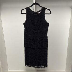 Elegant Black Lace Dress